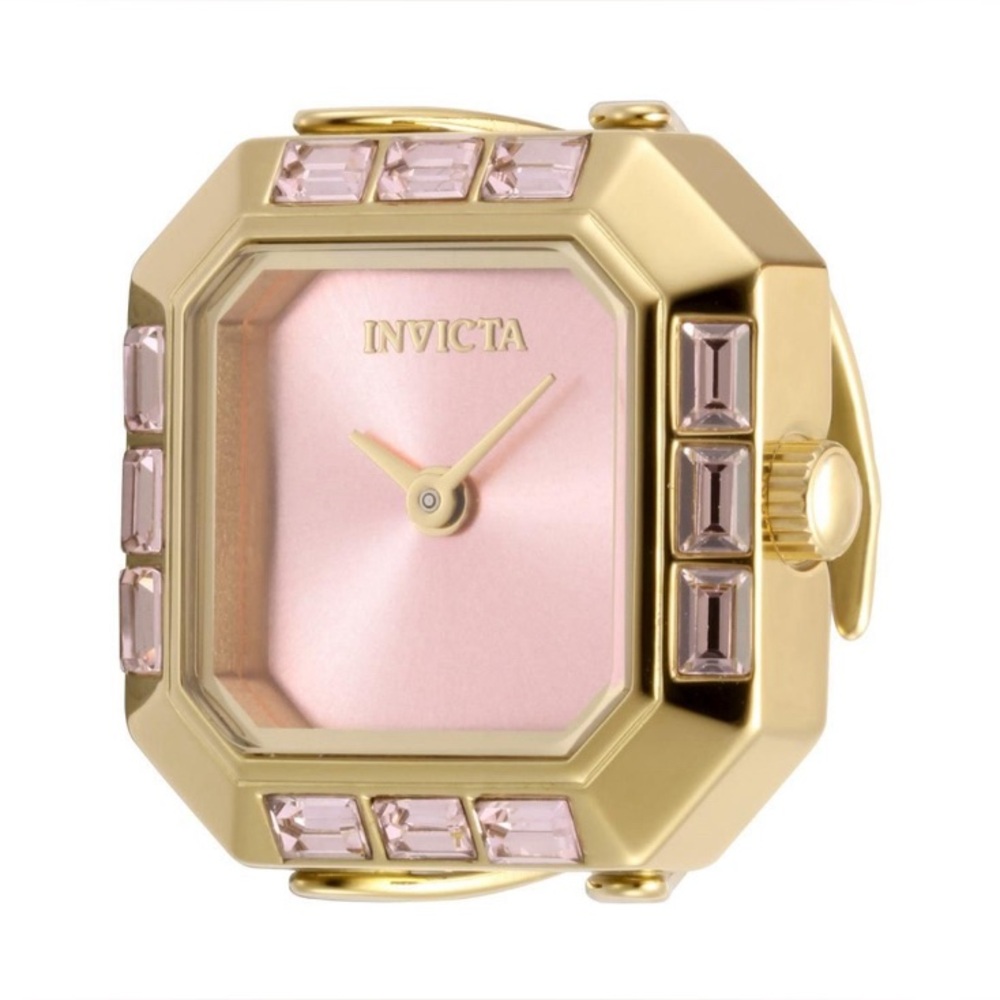 Invicta Mini Angel Women's Ring Watch - 21.5mm, Gold Tone